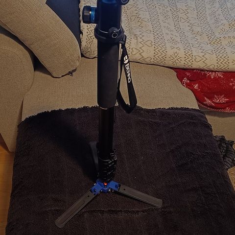 Benro A48FD Aluminum  Monopod med stativfot