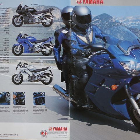 Yamaha FJR 2001 brosjyre