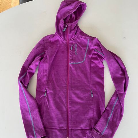 Norrøna Bitihorn powerstretch zip-hood - farge Purple Rain