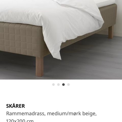 IKEA rammemadrass 120x200cm