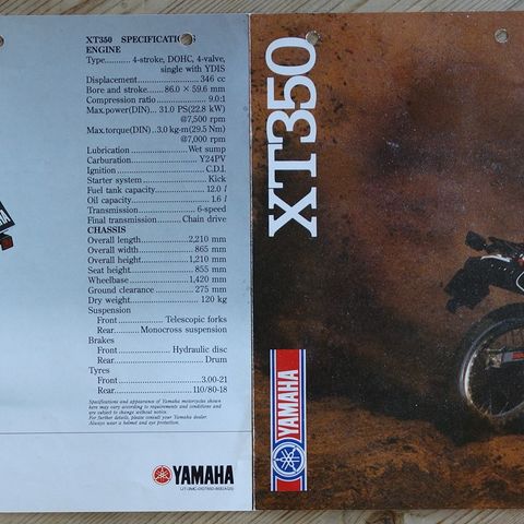 Yamaha XT350