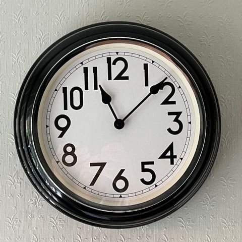 Kare Design Wall Clock Cafetaria Black