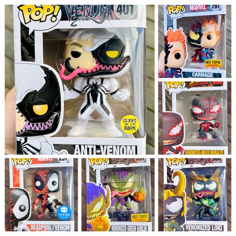 Funko Pop! Carnage, Venom & Venomized Collection | Marvel