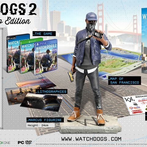 Watch dogs 2 san fran. Edition + Wd art book