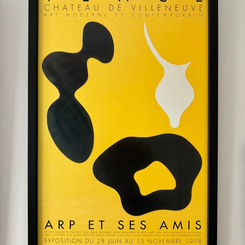 Jean Arp - Original vintage kunstplakat 1998