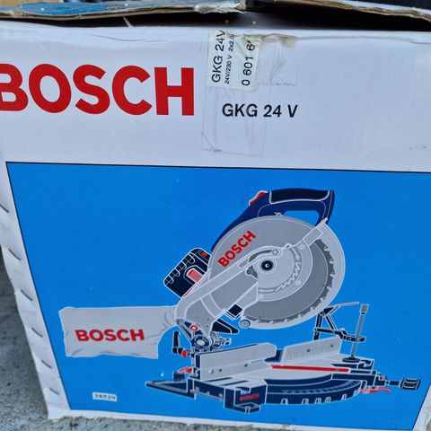 Bosch batterisag 24volt med 2 batteri saga er brukt kun en gang