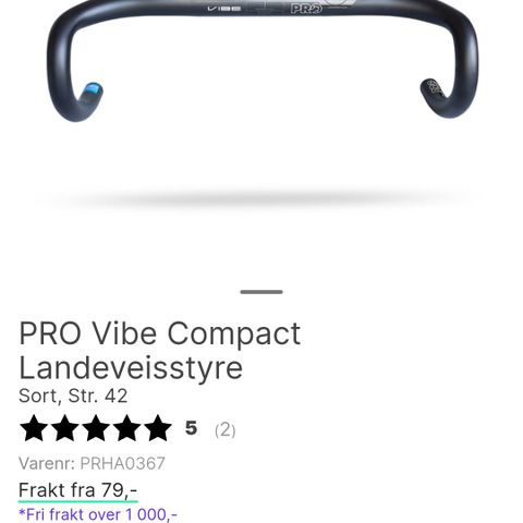 Helt NY landeveistyre Pro Vibe Compact 420mm