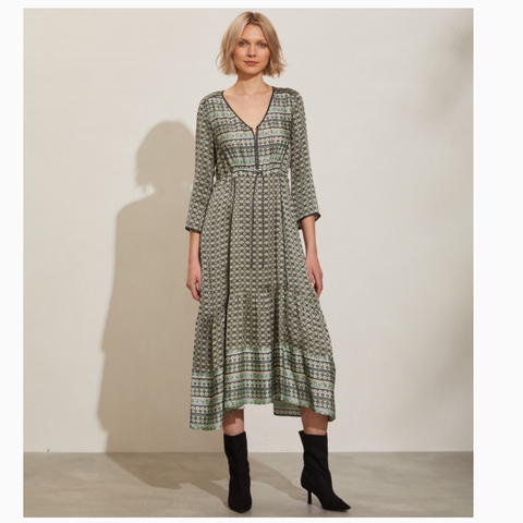 Odd Molly Carina dress, Meadow green