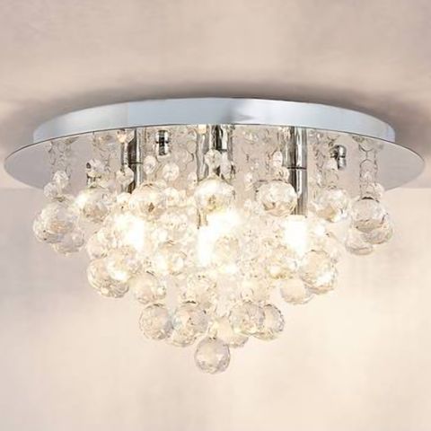 Taklampe, plafond "krystall"