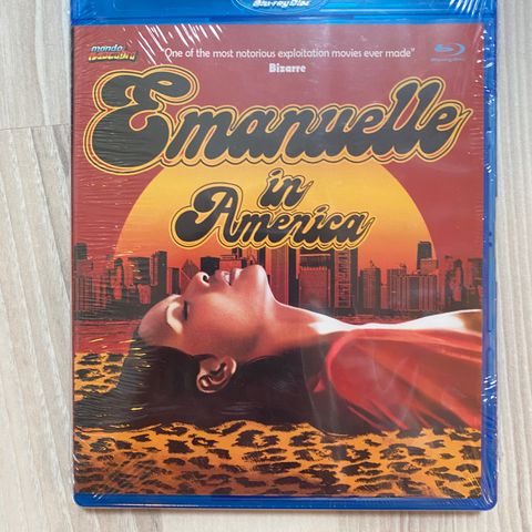 Emanuelle in America - Mondo Macabro Blu-ray, uåpnet