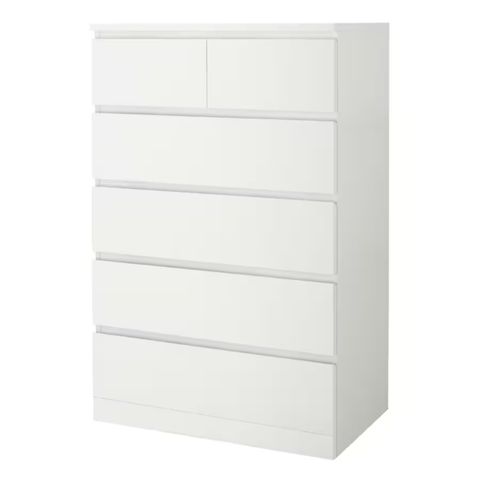 IKEA Malm kommode - 6 skuffer