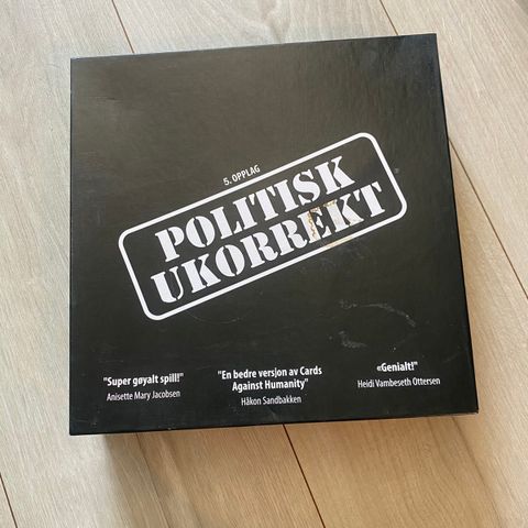 Politisk ukorrekt