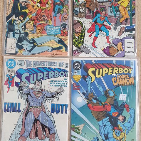 DC Comics Superboy 1991 og 1995 og 1978