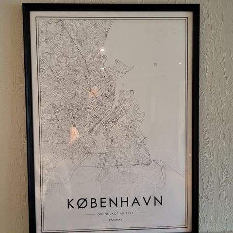 København kart fra Desenio