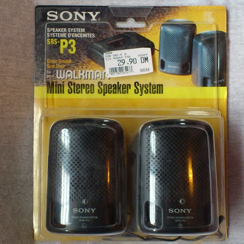 Sony høytalere til Walkman (ubrukt)