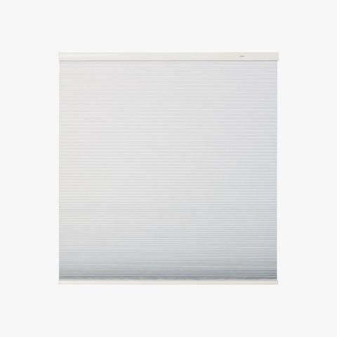 Falk, Dekosol Lystett dobbel plisségardin hvit - 130x160 cm