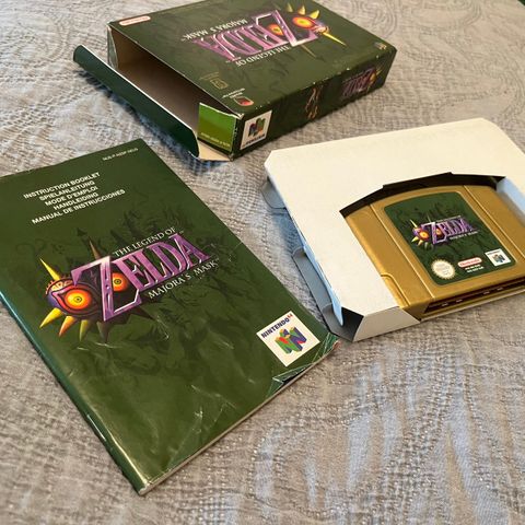 Zelda mm til N64 i flott stand