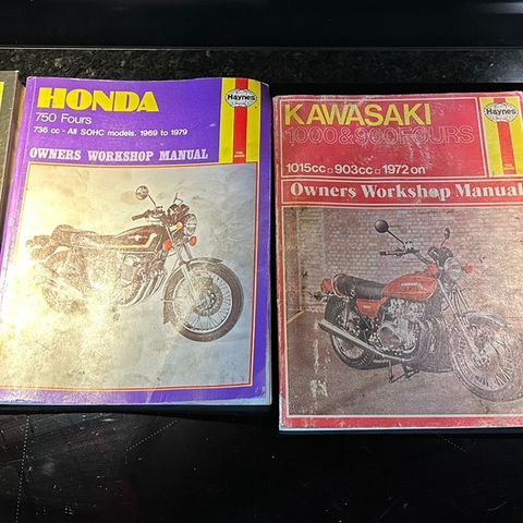 Reparasjonshåndbok, Volvo, Z900, Honda 750