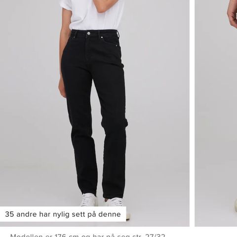 Mom fit jeans fra Cubus str. XL