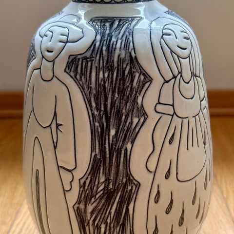 Brødrene Vaaten keramisk vase / krukke