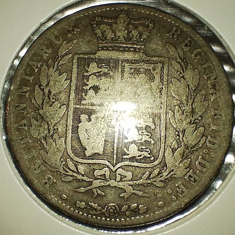 Storbritannia ½ crown 1839-1864 .925 sølv NY PRIS