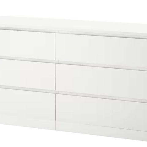 Malm kommode 6 skuffer