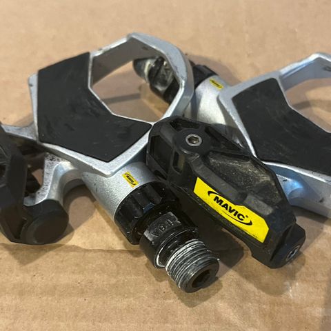 Mavic race Landeveis pedaler, brukte med noen merker