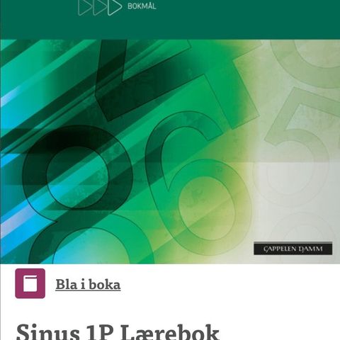 Sinus 1P Lærebok