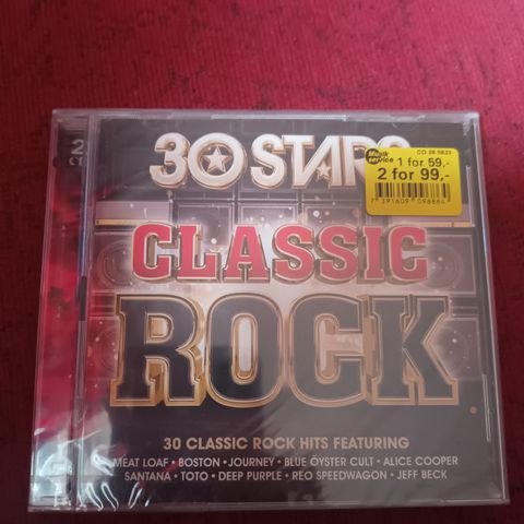 30 stars classic rock, 2 cd