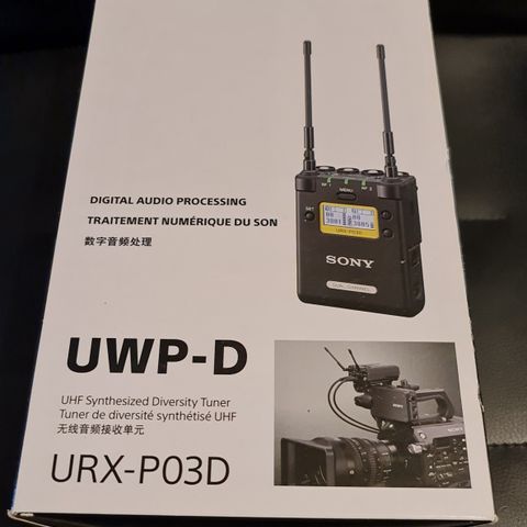 SONY URX-P03D RADIOMIC RECEIVER Portable, dual channel, CH33-41 (K33)