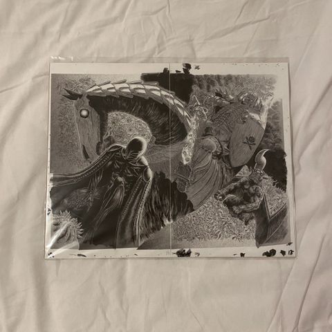 Berserk Manga Exhibition Reproduction Manuscript A3