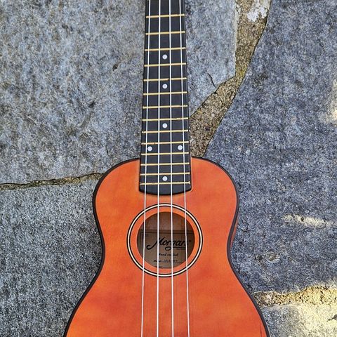 Ukulele Morgan UK-S 100 N, bag og Boss tuner