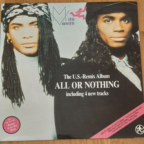 Milli Vanilli All Or Nothing (The U.S. Remix Album)