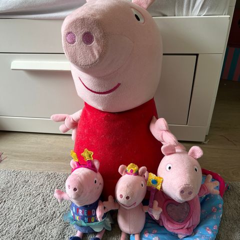 Peppa gris bamser