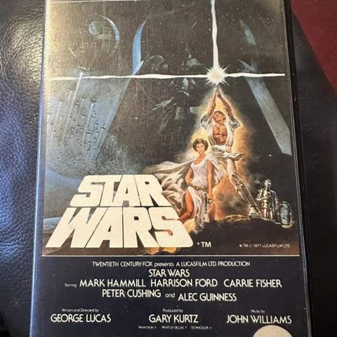 Vintage Star wars A new hope betamax