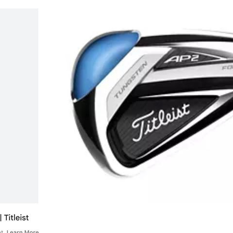 Titleist forged  AP2 716 grafitt 6-P. S skaft tilsalgs. Ferdig prutet.