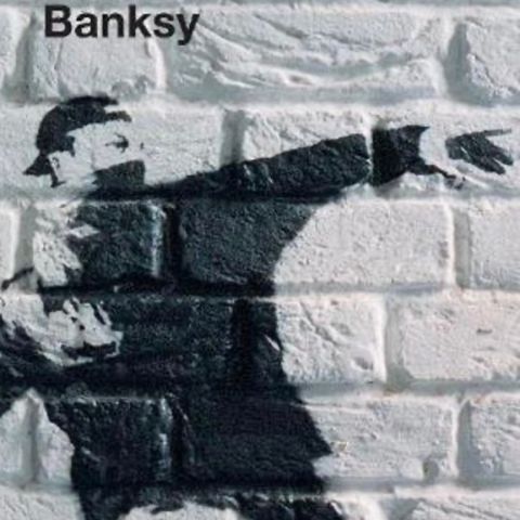 Banksy wall and piece bok