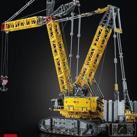 Lego technic  Crawler kran Liebherr. Komplette monteringstegninger