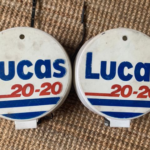 Lucas 20-20 vintage kjørelys 1000-metere