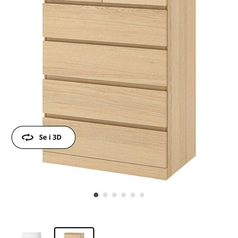 IKEA Malm kommode *RESERVERT*