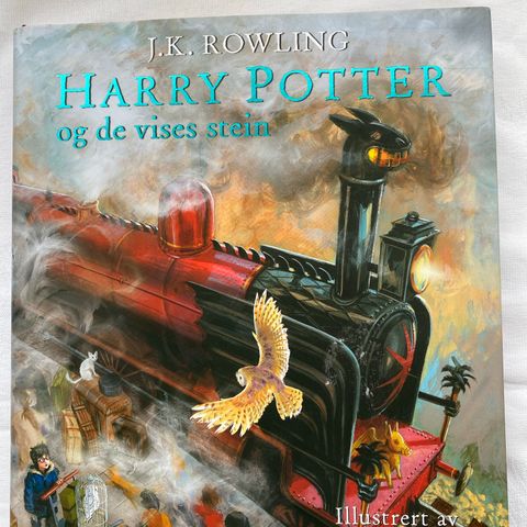 Illustrert Harry Potter og de vises sten, Rowling (ill. Jim Kay)