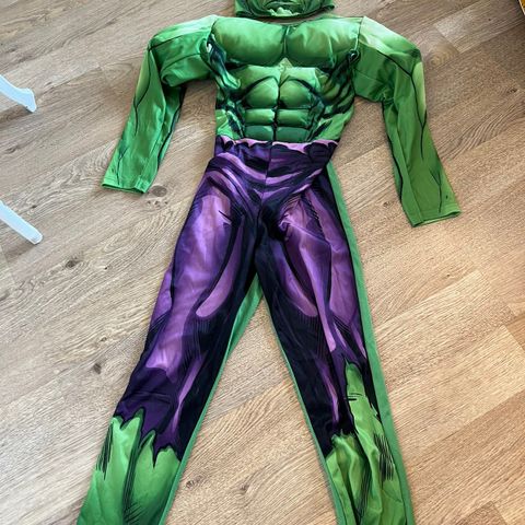 Hulken-kostyme med muskelpadding