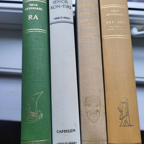 Thor Heyerdahl - flotte bøker!