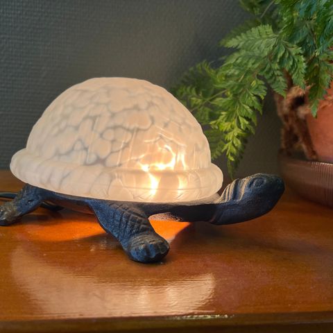 Skildpadde lampe i retro stil- NY PRIS