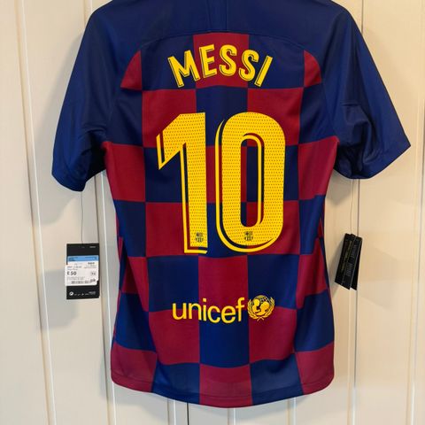 Barcelona 2019/20 Hjemmedrakt Messi (M) BNWT