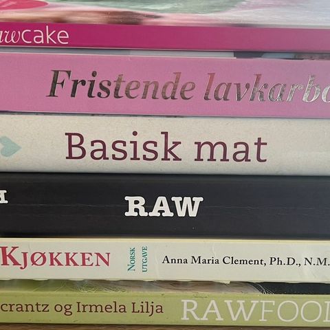 Raw food og basisk mat -bøker