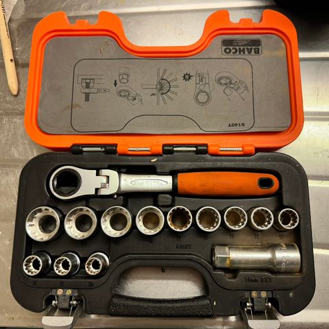 Bahco S140T pipenøkkelsett 🛠️