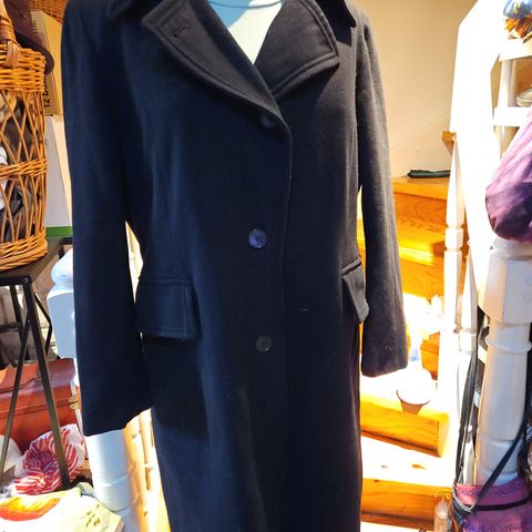 Tara wool coat long jacket size L