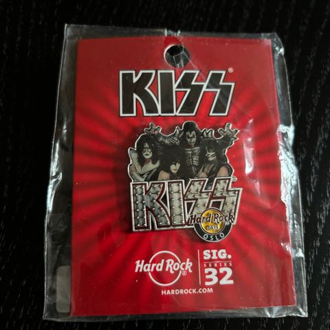 KISS Hard Rock Cafe Pin Oslo