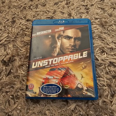 Unstoppable blu-ray DVD